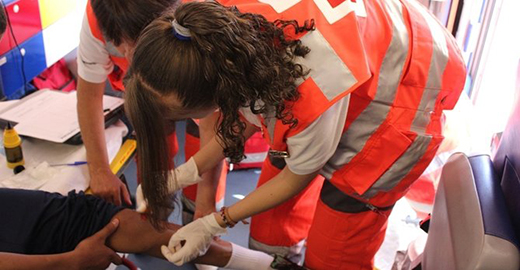 Cruz Roja atiende a 95 personas durante la semana pasada en varias fiestas de Valladolid